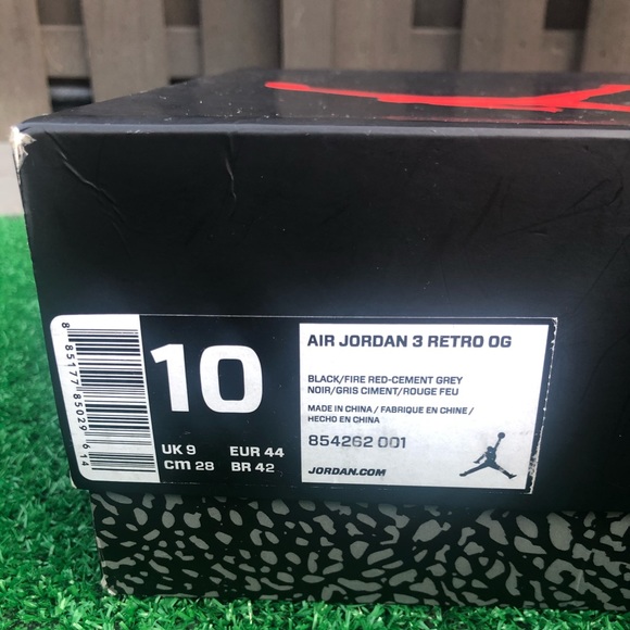 Jordan 3 black cement 2018 - Picture 11 of 11